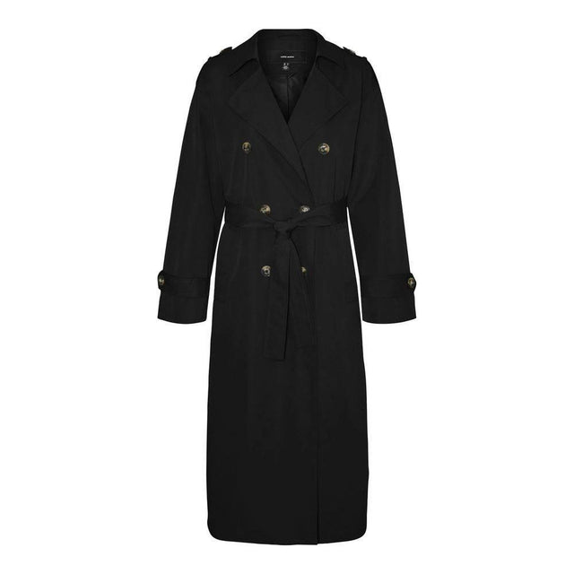 Vero Moda Black Polyester Jackets & Coat - Hilstor