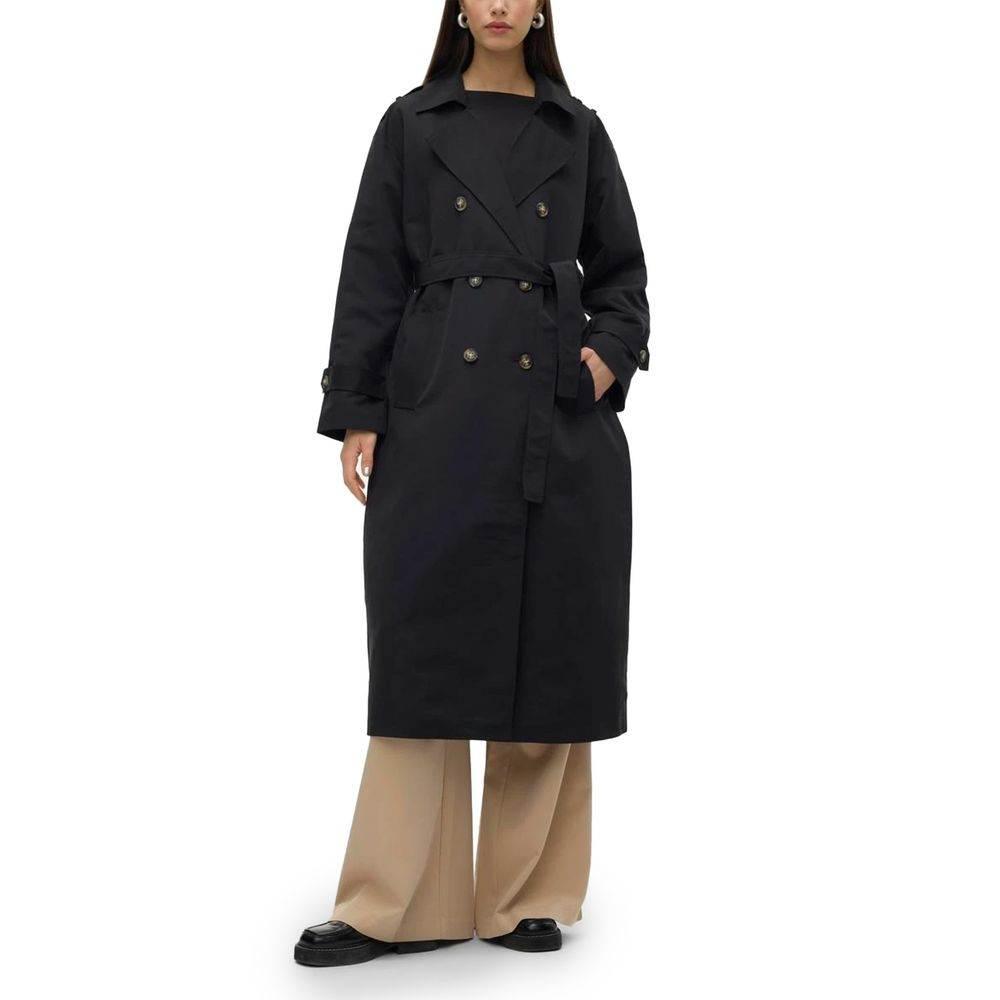 Vero Moda Black Polyester Jackets & Coat - Hilstor