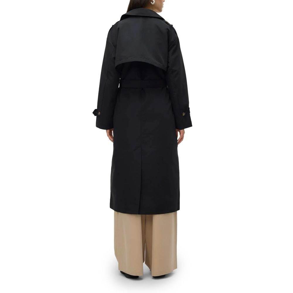 Vero Moda Black Polyester Jackets & Coat - Hilstor