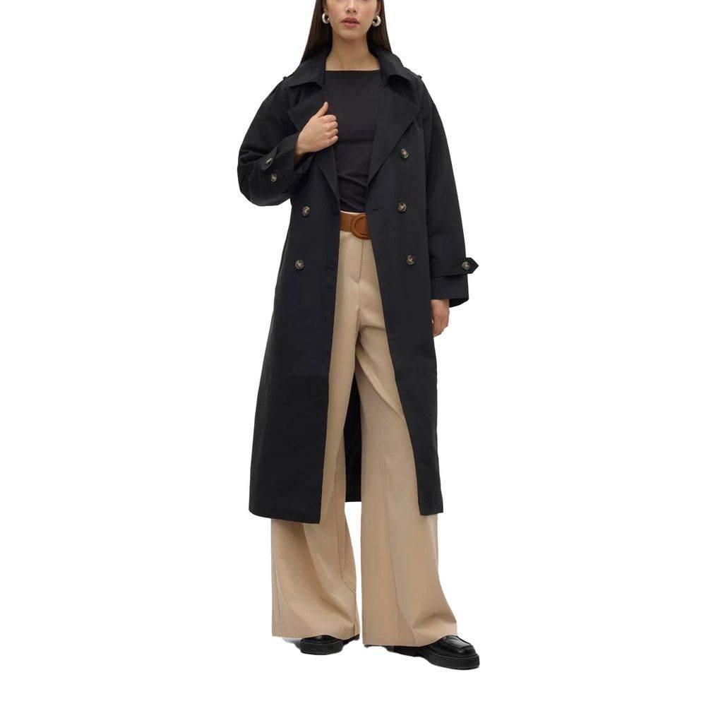 Vero Moda Black Polyester Jackets & Coat - Hilstor