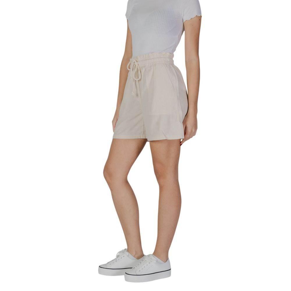 B.Young Beige Cotton Short - Hilstor