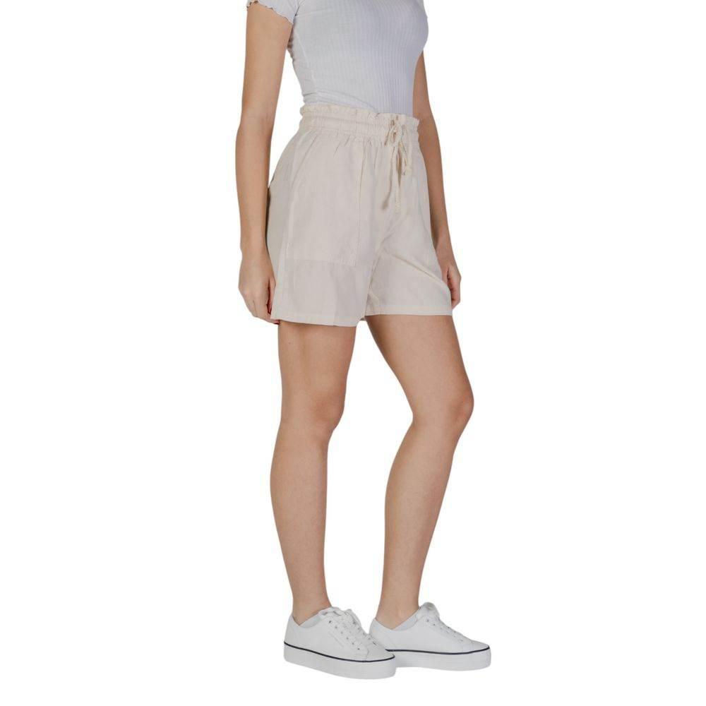 B.Young Beige Cotton Short - Hilstor