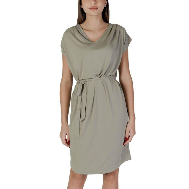 B.Young Green Modal Dress - Hilstor