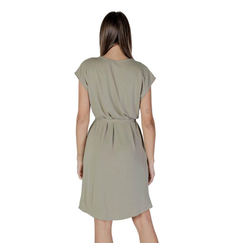 B.Young Green Modal Dress - Hilstor