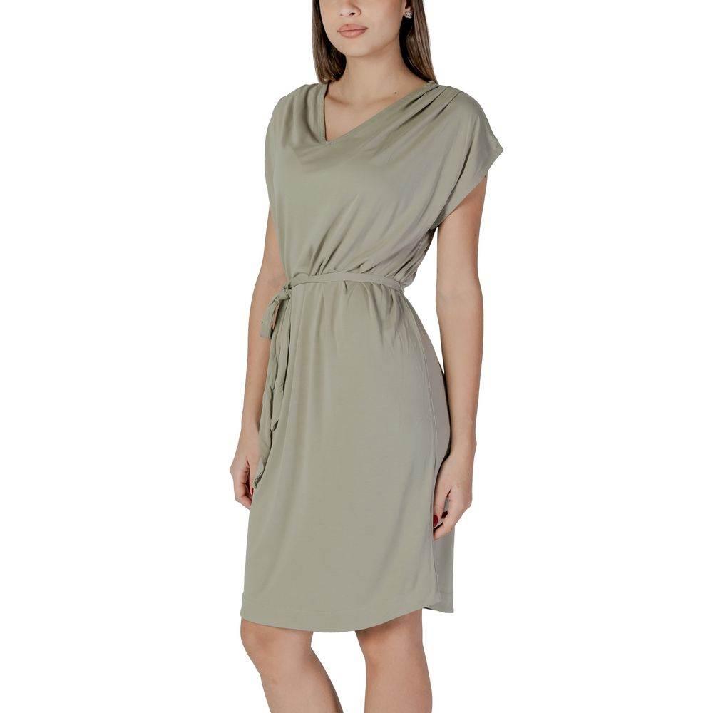 B.Young Green Modal Dress - Hilstor
