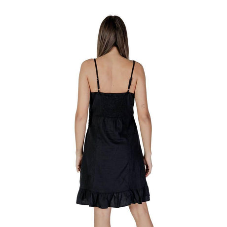 B.Young Black Linen Dress - Hilstor