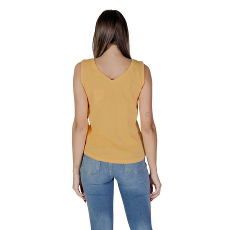 B.Young Yellow Cotton Tops & T-Shirt - Hilstor