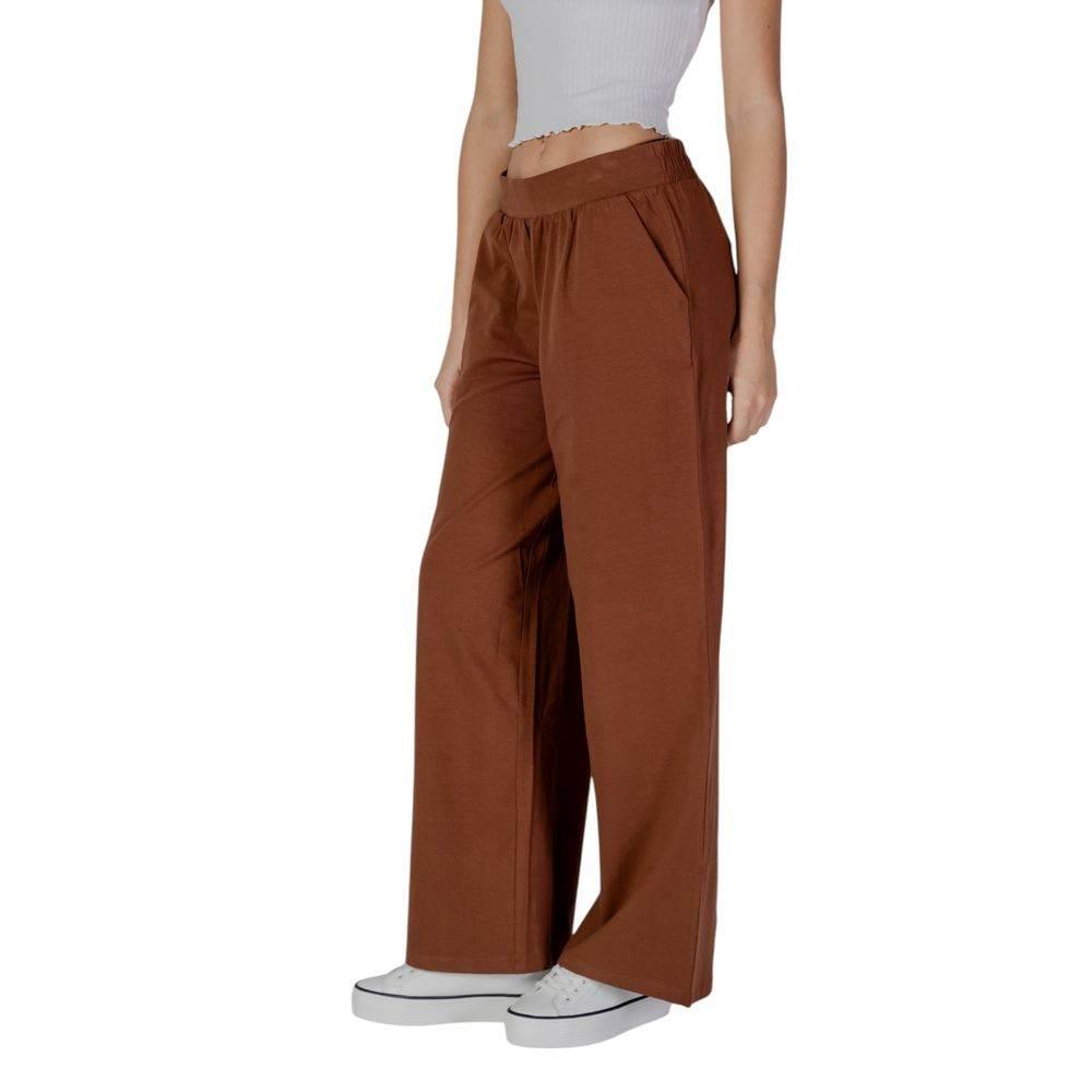 B.Young Brown Cotton Jeans & Pant - Hilstor