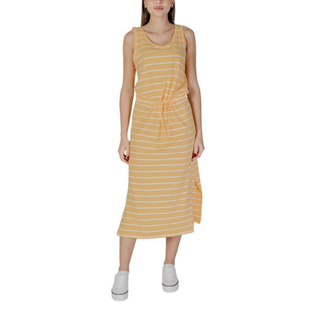 B.Young Yellow Cotton Dress - Hilstor