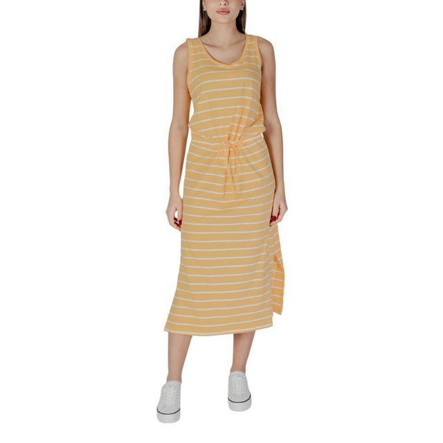 B.Young Yellow Cotton Dress - Hilstor