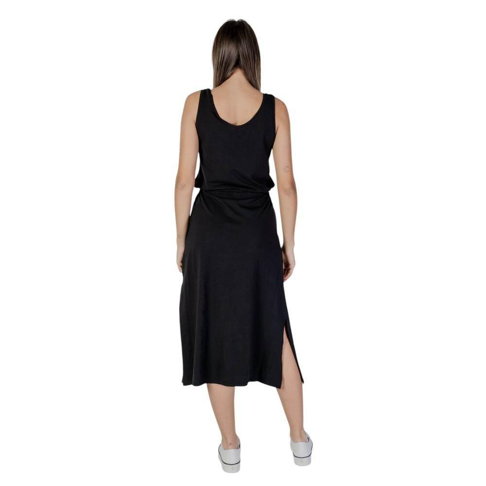 B.Young Black Cotton Dress - Hilstor