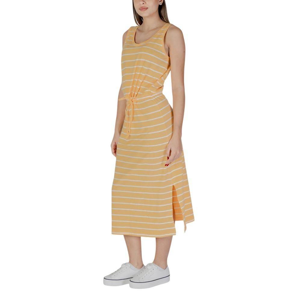 B.Young Yellow Cotton Dress - Hilstor