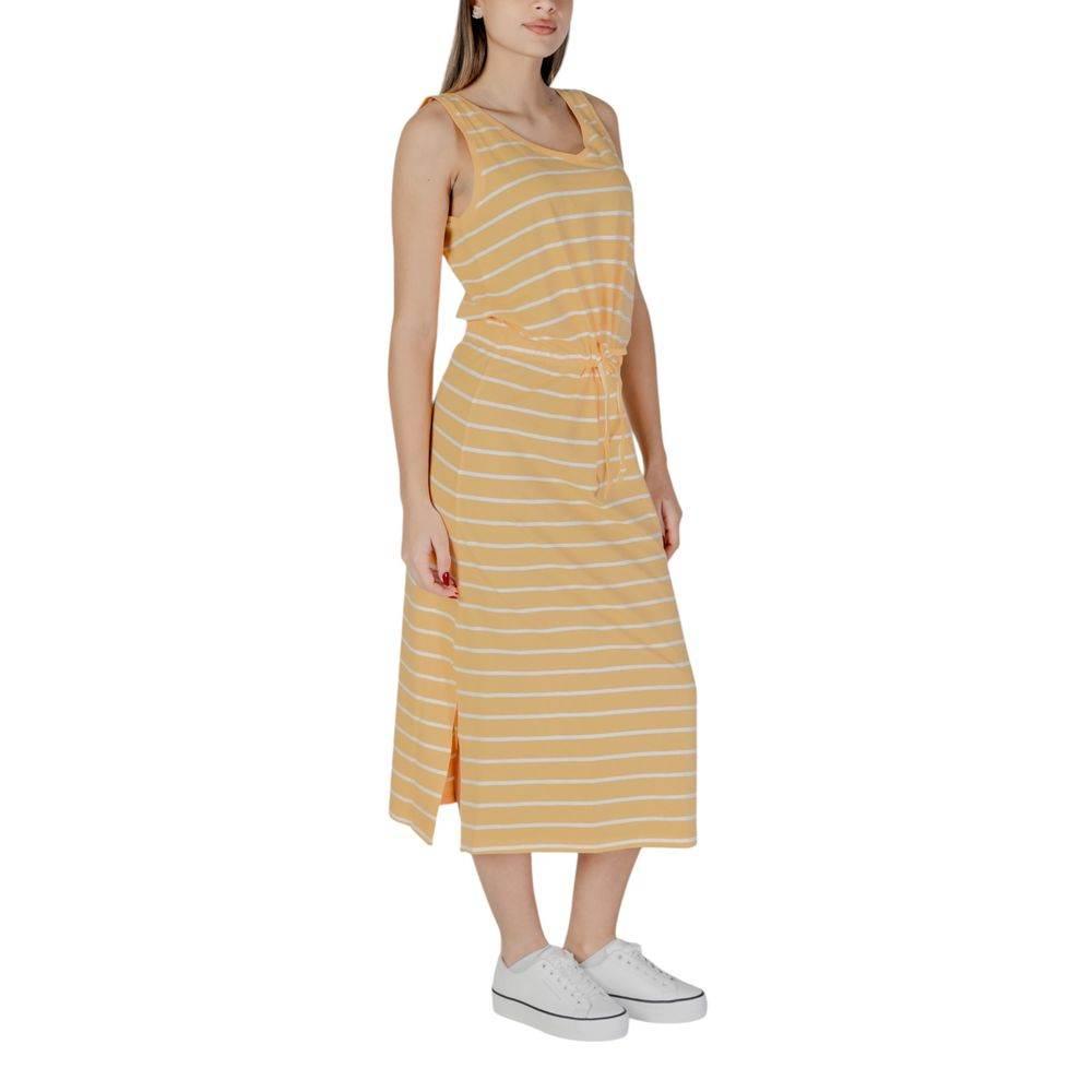 B.Young Yellow Cotton Dress - Hilstor