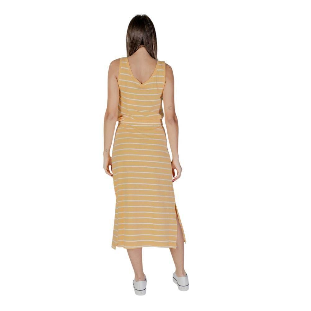 B.Young Yellow Cotton Dress - Hilstor