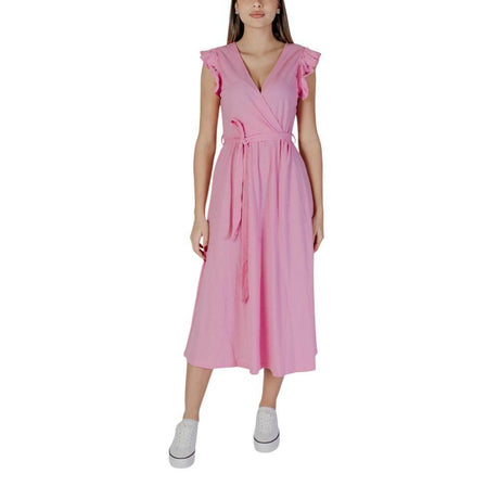 B.Young Multicolor Cotton Dress - Hilstor
