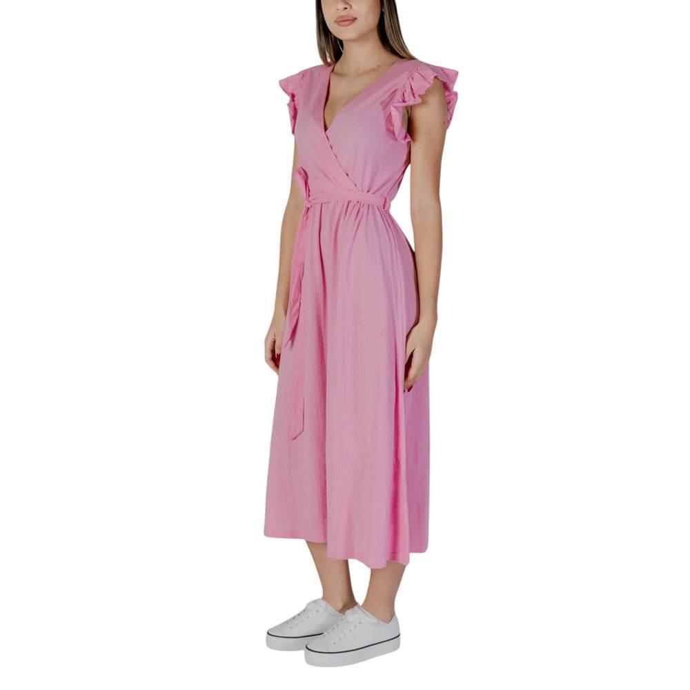 B.Young Multicolor Cotton Dress - Hilstor