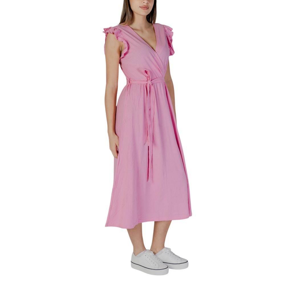 B.Young Multicolor Cotton Dress - Hilstor