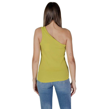 B.Young Yellow Cotton Tops & T-Shirt - Hilstor