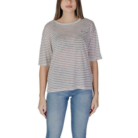 B.Young Brown Polyester Tops & T-Shirt - Hilstor