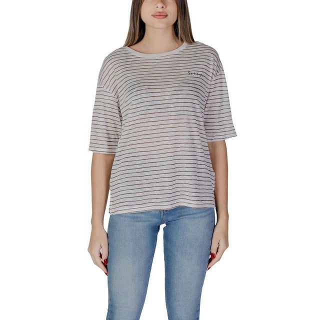 B.Young Brown Polyester Tops & T-Shirt - Hilstor