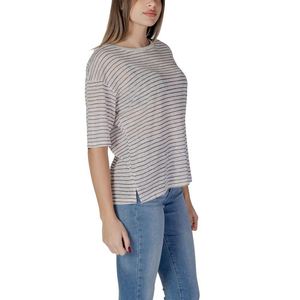 B.Young Brown Polyester Tops & T-Shirt - Hilstor