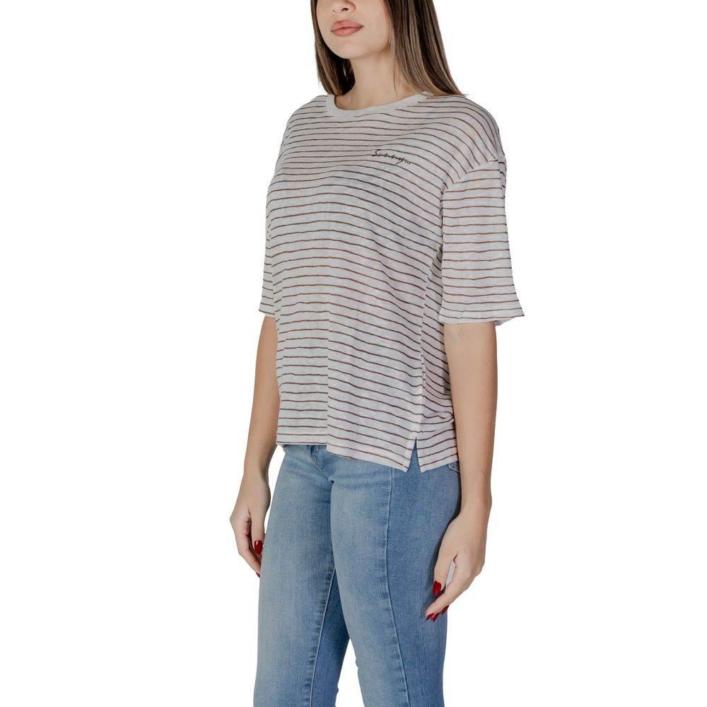 B.Young Brown Polyester Tops & T-Shirt - Hilstor