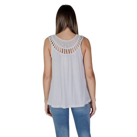 B.Young White Viscose Tops & T-Shirt - Hilstor