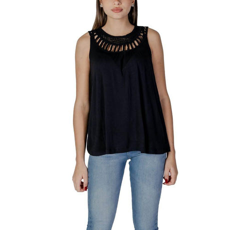 B.Young Black Viscose Tops & T-Shirt - Hilstor
