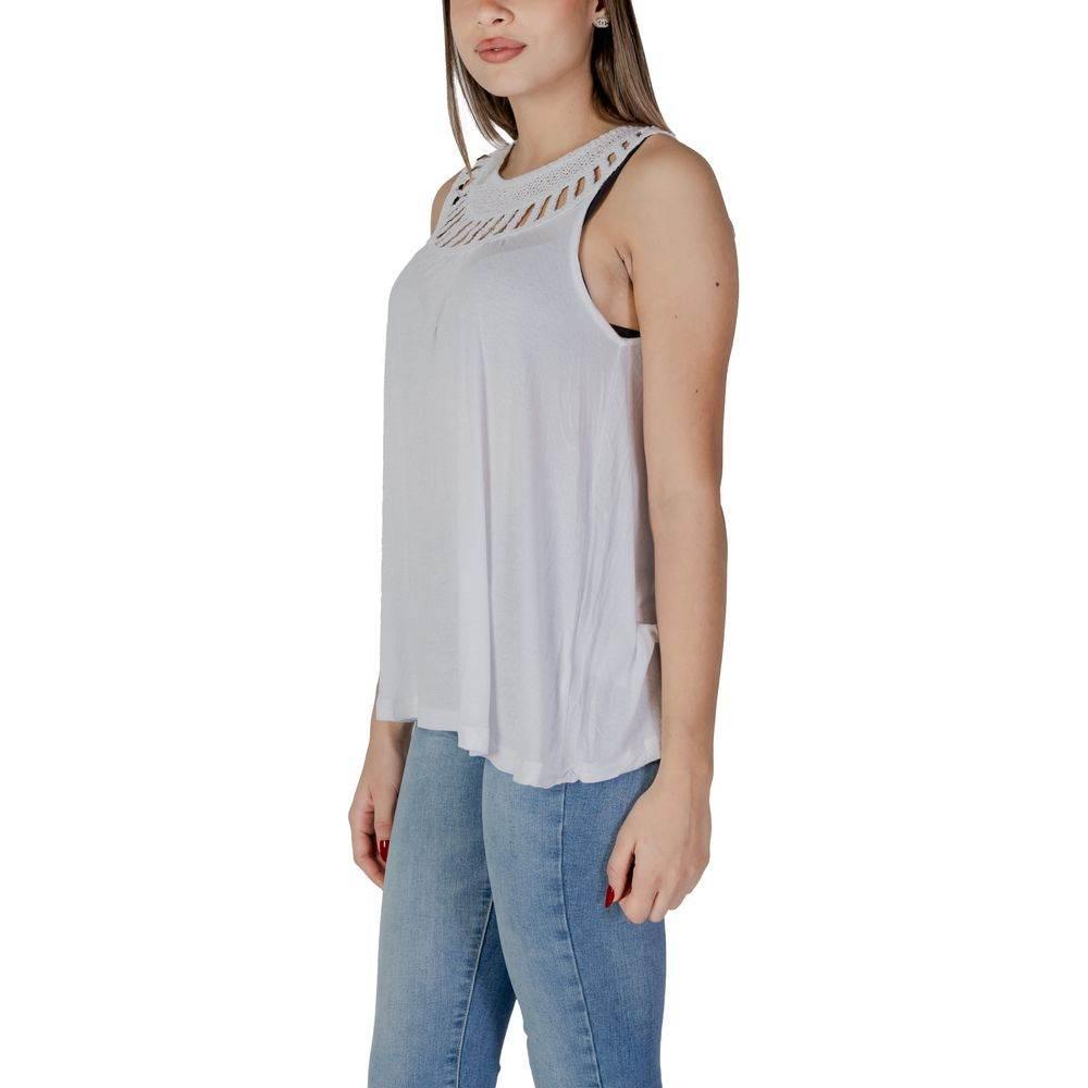 B.Young White Viscose Tops & T-Shirt - Hilstor