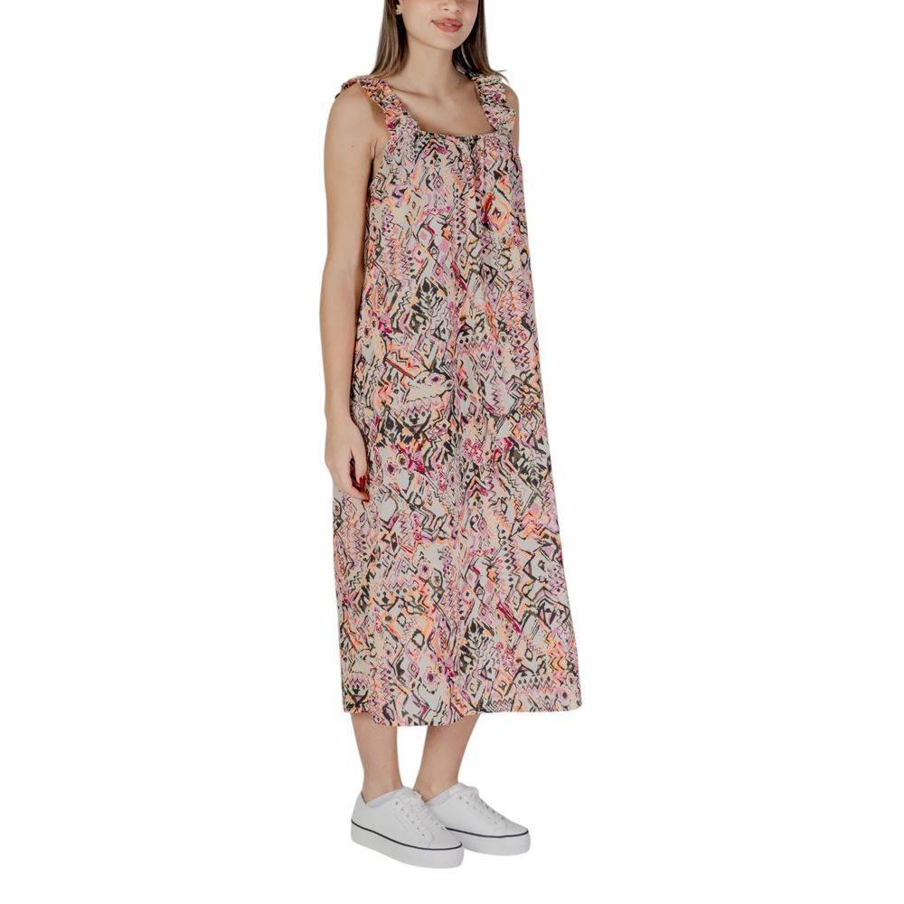 B.Young Multicolor Cotton Dress - Hilstor