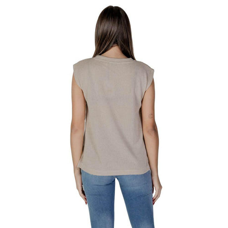 B.Young Beige Viscose Tops & T-Shirt - Hilstor