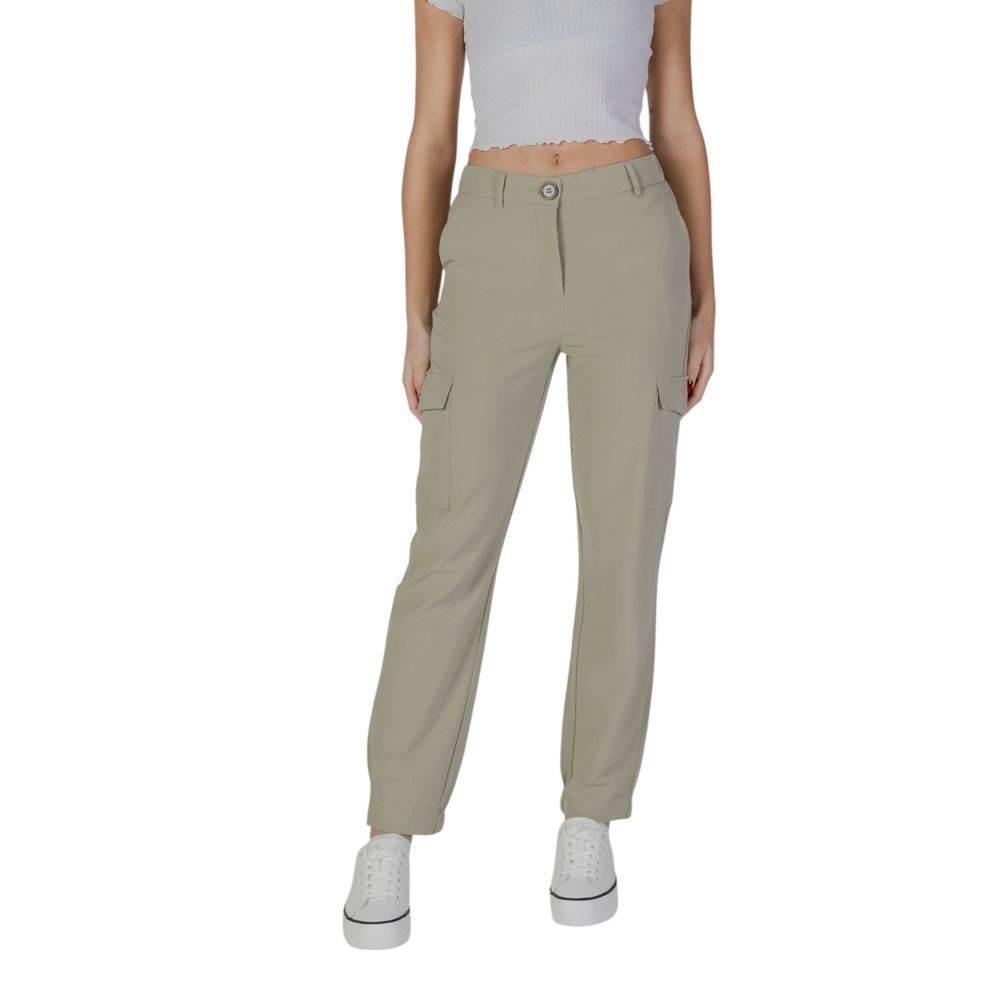 B.Young Green Polyester Jeans & Pant - Hilstor