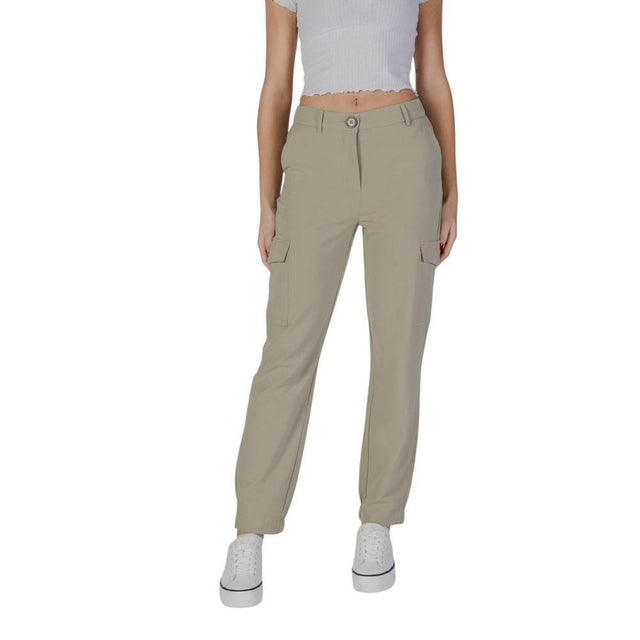 B.Young Green Polyester Jeans & Pant - Hilstor