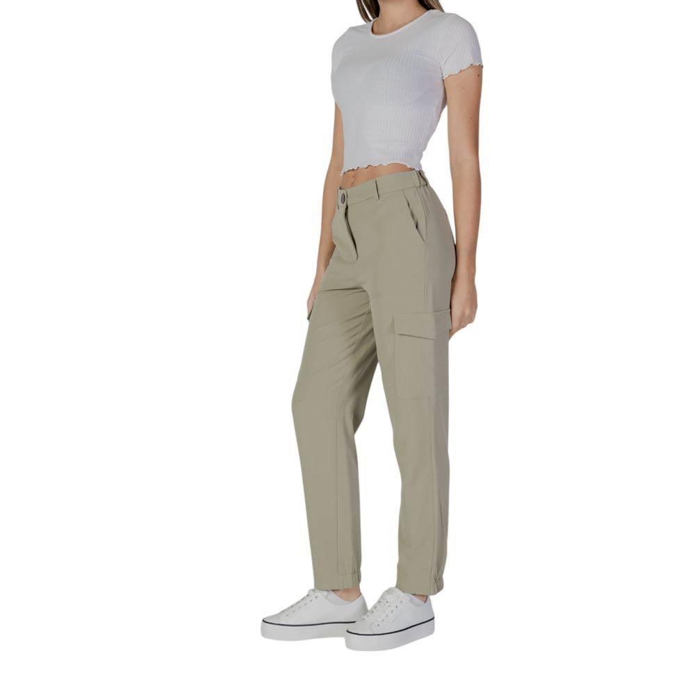 B.Young Green Polyester Jeans & Pant - Hilstor