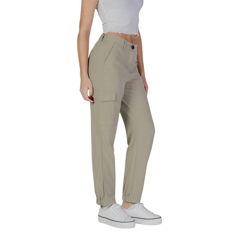 B.Young Green Polyester Jeans & Pant - Hilstor