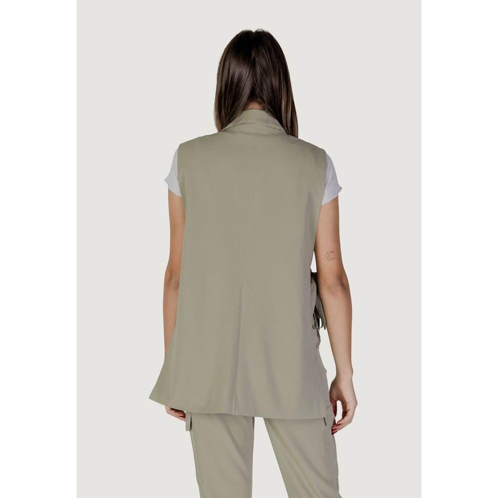 B.Young Green Polyester Vest - Hilstor