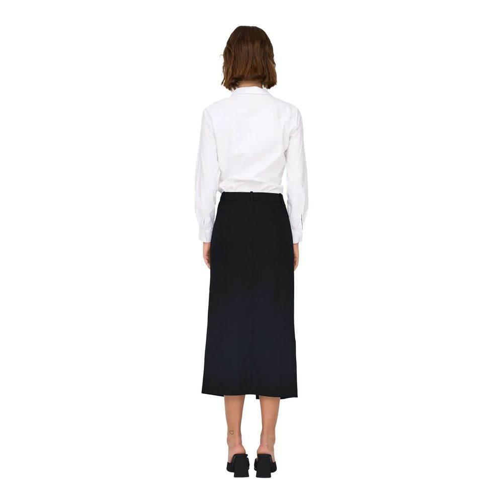 Jacqueline De Yong Gray Polyester Skirt - Hilstor