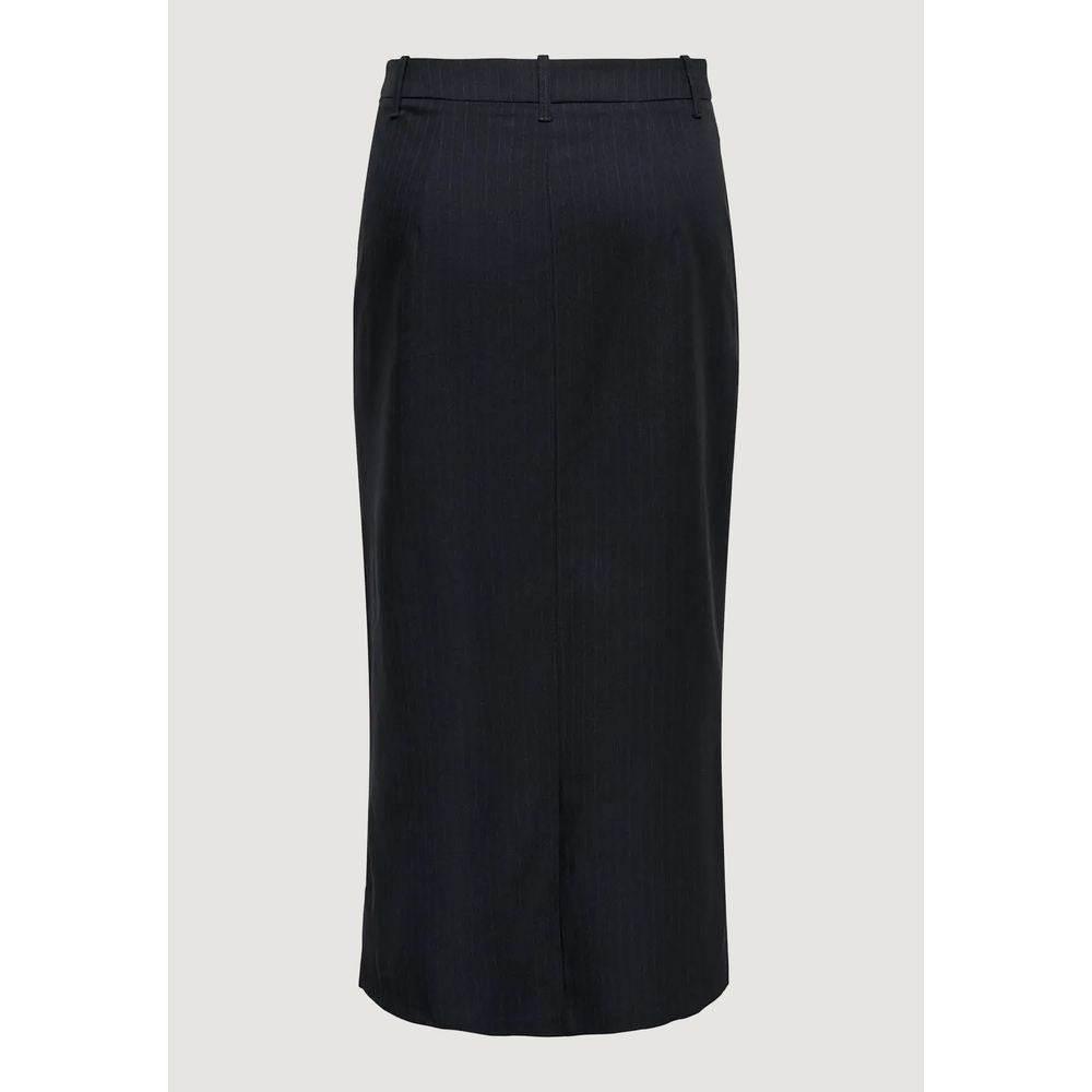 Jacqueline De Yong Gray Polyester Skirt - Hilstor