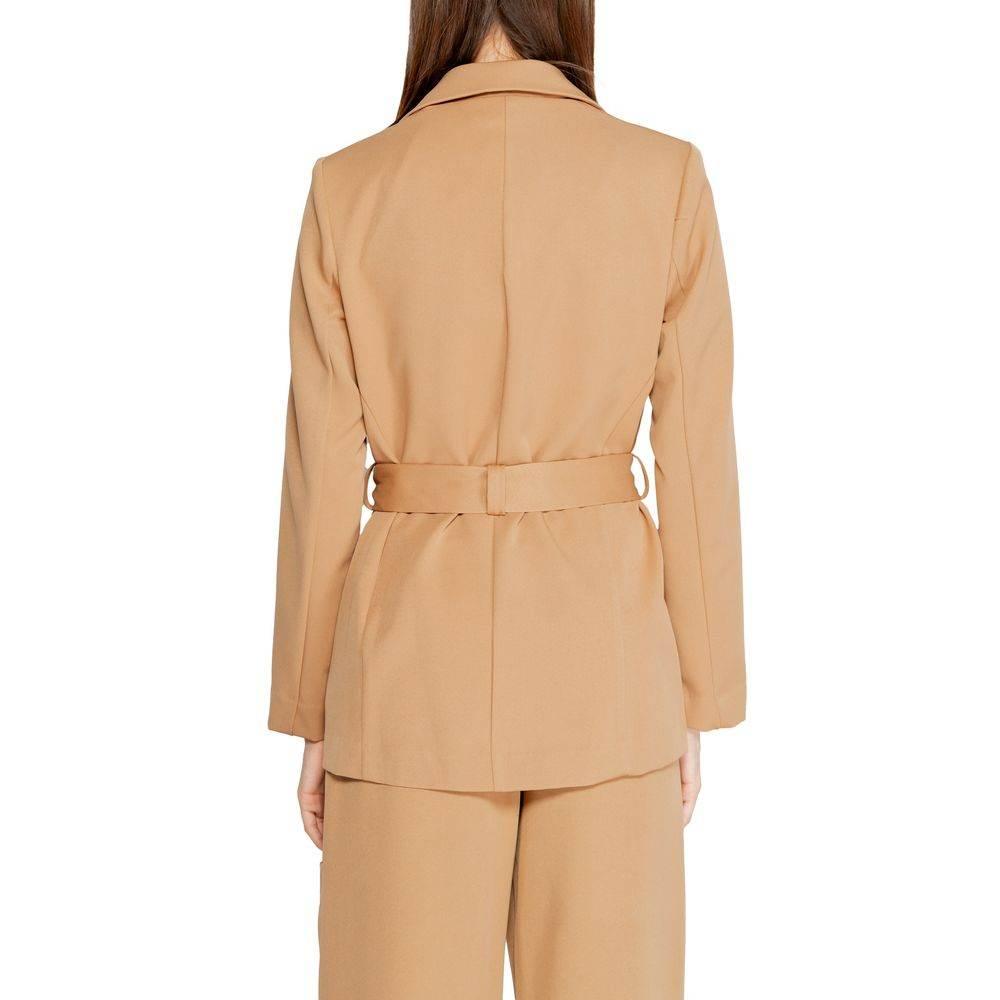 Rinascimento Beige Polyester Suits & Blazer - Hilstor