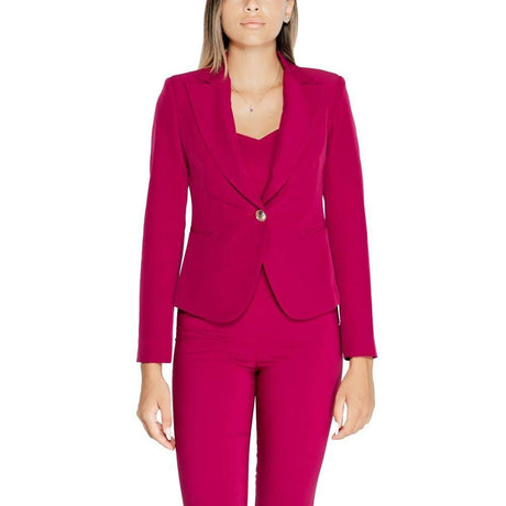 Rinascimento Bordeaux Polyester Suits & Blazer - Hilstor
