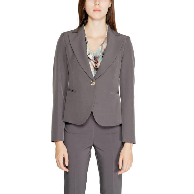 Rinascimento Gray Polyester Suits & Blazer - Hilstor