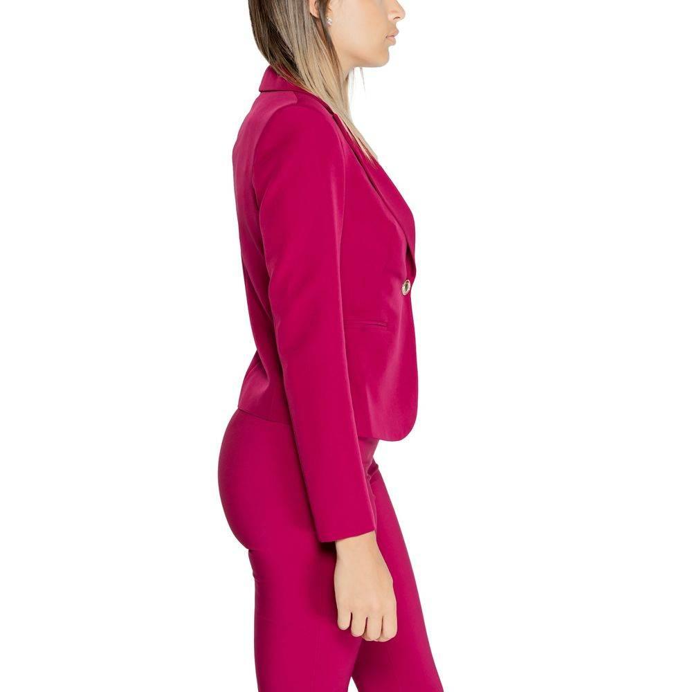 Rinascimento Bordeaux Polyester Suits & Blazer - Hilstor