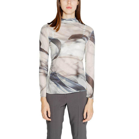 Rinascimento Gray Polyester Long Sleeve - Hilstor
