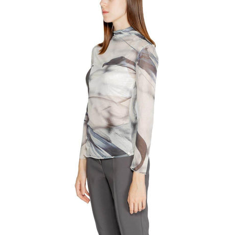 Rinascimento Gray Polyester Long Sleeve - Hilstor