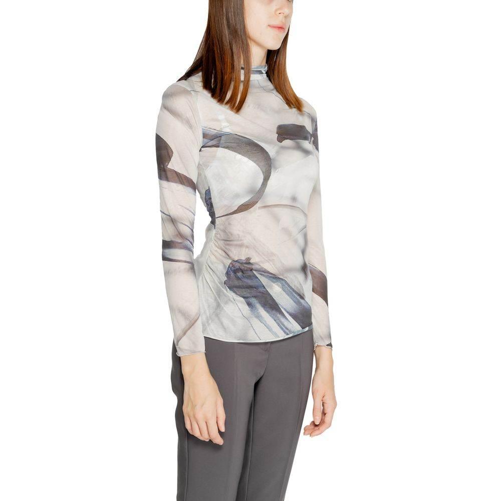 Rinascimento Gray Polyester Long Sleeve - Hilstor