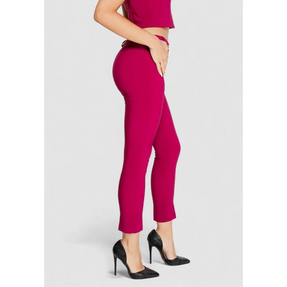 Rinascimento Bordeaux Polyester Pant - Hilstor