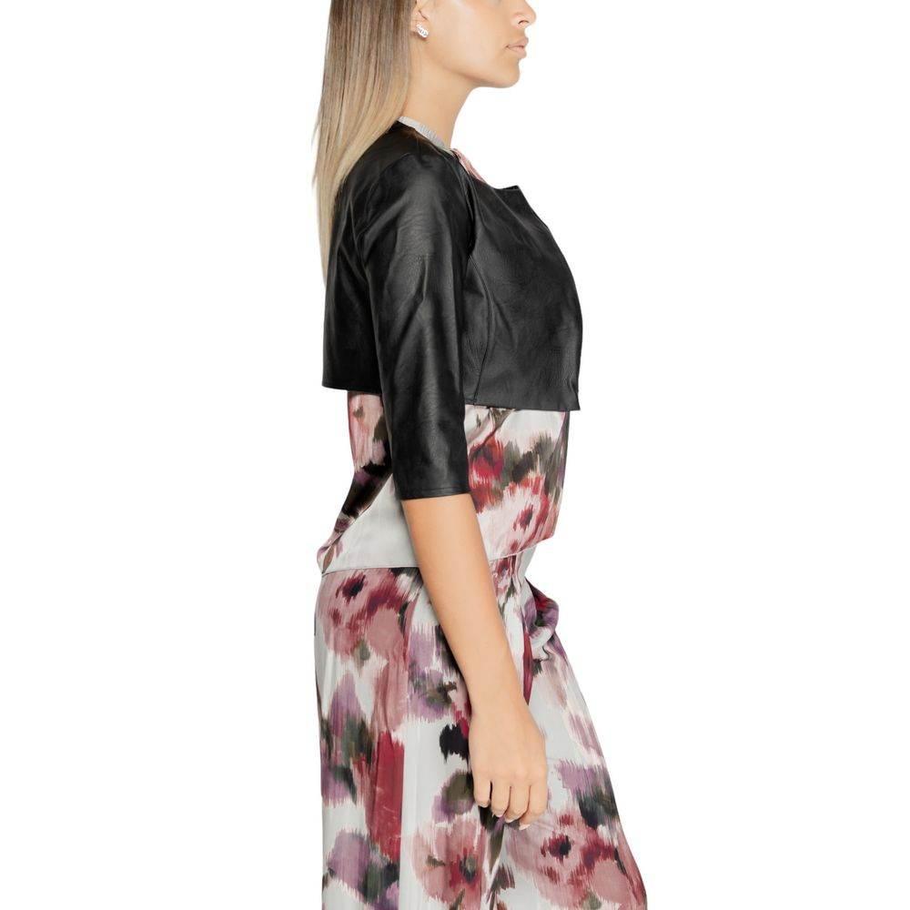 Rinascimento Black Polyethylene Tops & T-Shirt - Hilstor