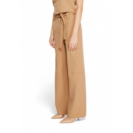 Rinascimento Beige Polyester Pant - Hilstor