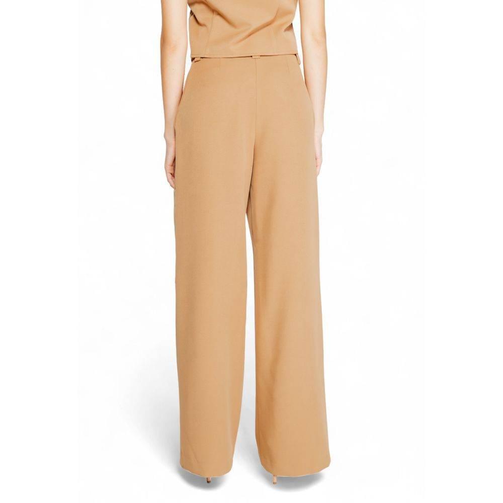 Rinascimento Beige Polyester Pant - Hilstor