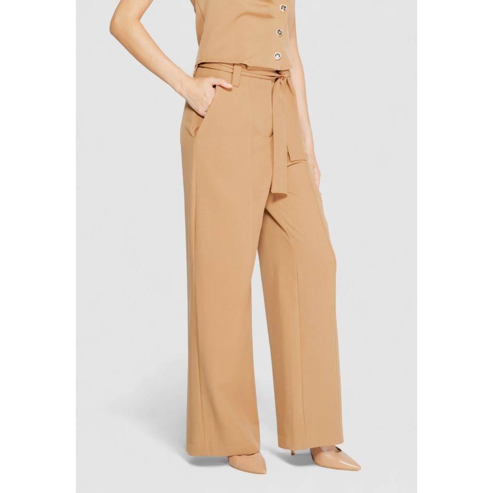 Rinascimento Beige Polyester Pant - Hilstor
